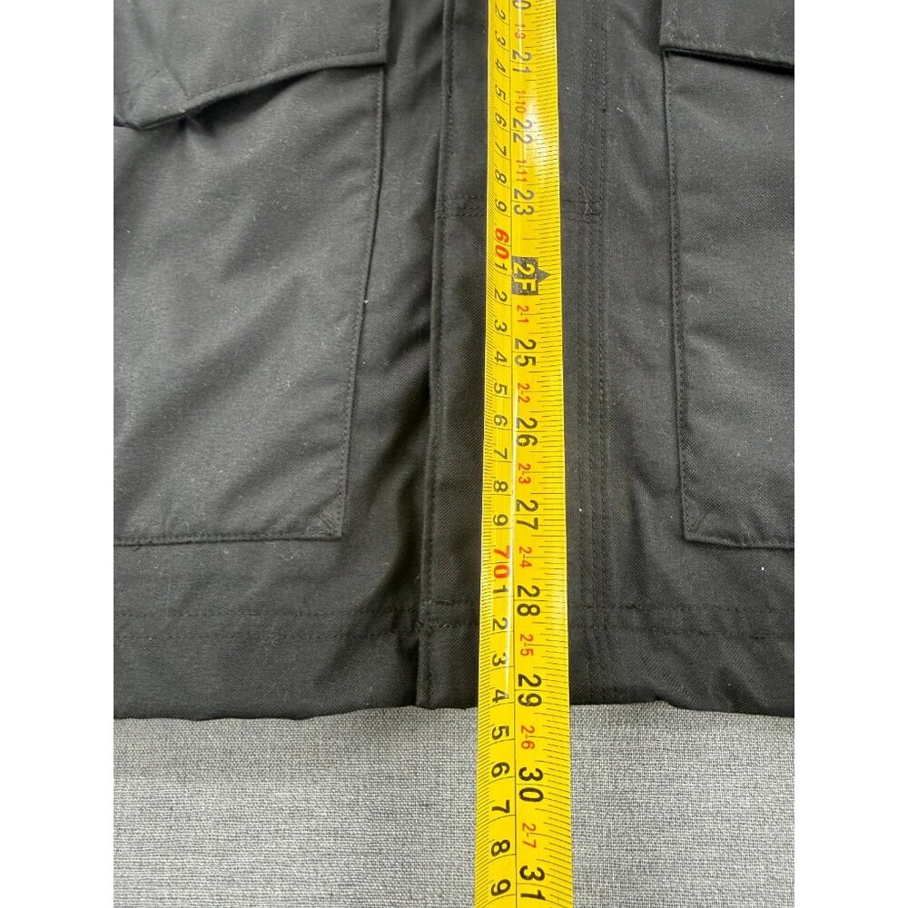 Prana M65 Olive Green Waterproof Jacket Hooded Mens M Rain Pockets - Picture 8 of 8